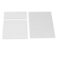 3Pcs Die Cutting Pads Set 22x15cm, 15x15cm & 15x6.5cm Plastic Plate