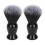 2 pièces brosse à mousse de barbier, douce et sèche rapidement, ABS 2