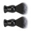2 pièces brosse à mousse de barbier, douce et sèche rapidement, ABS 16