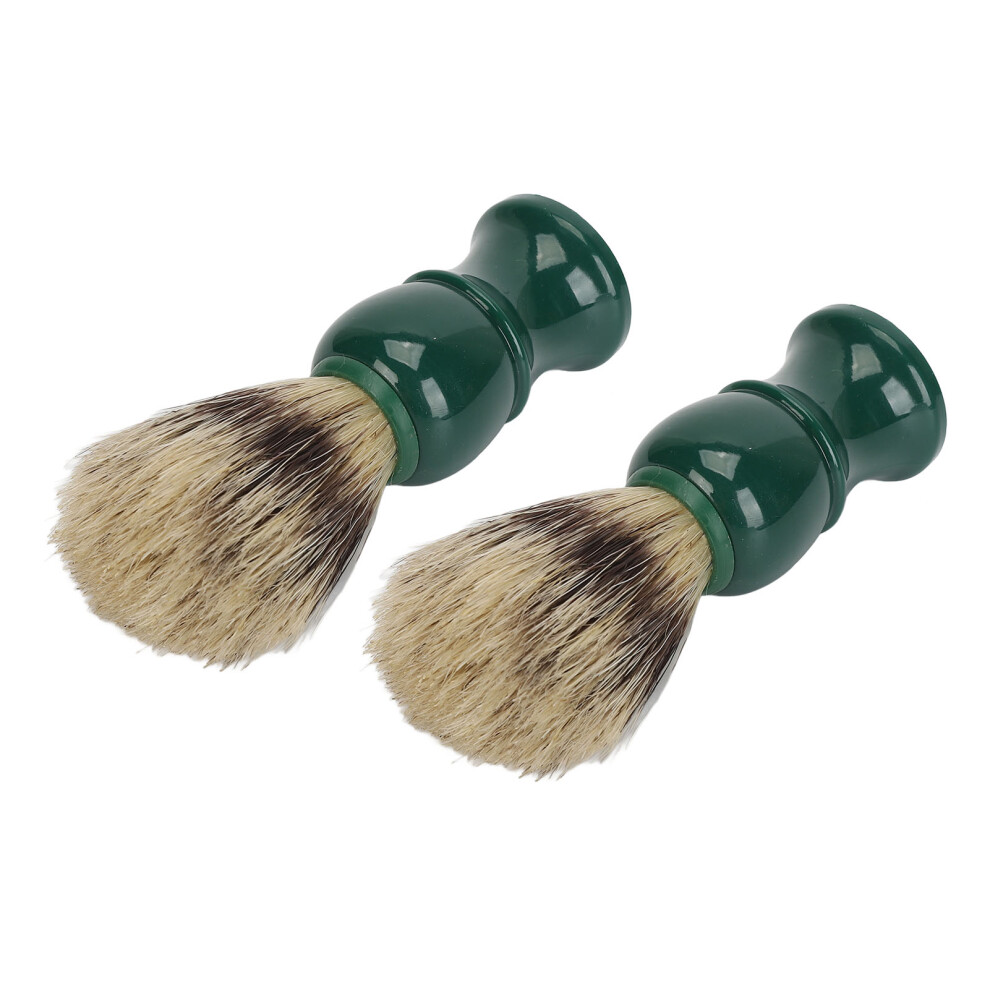Men's Beard Cleansing Brush 2pcs Foam Soft Resin Handle Grooming Tool