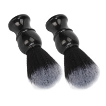 2 pezzi di spazzola per sapone da barba con setole sintetiche fini