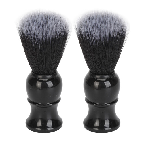 2 pezzi di spazzola per sapone da barba con setole sintetiche fini 1