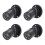 Compact 4pcs 5V LED Spotlights USB Powered for Cabinets & Shelves 1