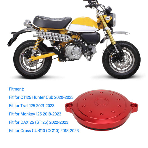Aluminum Head Side Cover CT125/Trail125 - Red 2