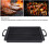 Mini BBQ Grill Aluminum Alloy 23.5x14.5 cm Silver 7