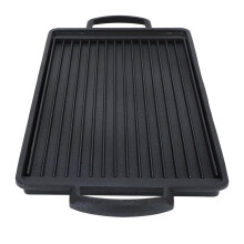 Mini BBQ Grill Aluminum Alloy 23.5x14.5 cm Silver