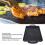 Mini BBQ Grill Aluminum Alloy 23.5x14.5 cm Silver 5