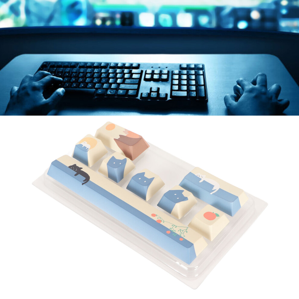 Fadeless Pbt Keycaps For 61/87/104/108 Mechanical Keyboard, Cute Diy 7891331821678