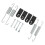 12Pcs Passenger Driver Side Brake Shoe Spring Kit 3