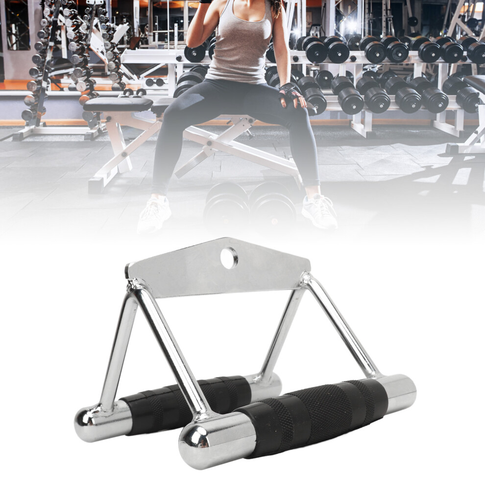 Double D Row Handle Cable Attachment for Gym, 880LBS Capacity