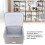 Fireproof Waterproof Document Box with Lock, 1000, Portable File Organizer 4