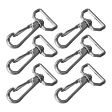 6pcs 316 Stainless Webbing Spring Hooks 65x28mm