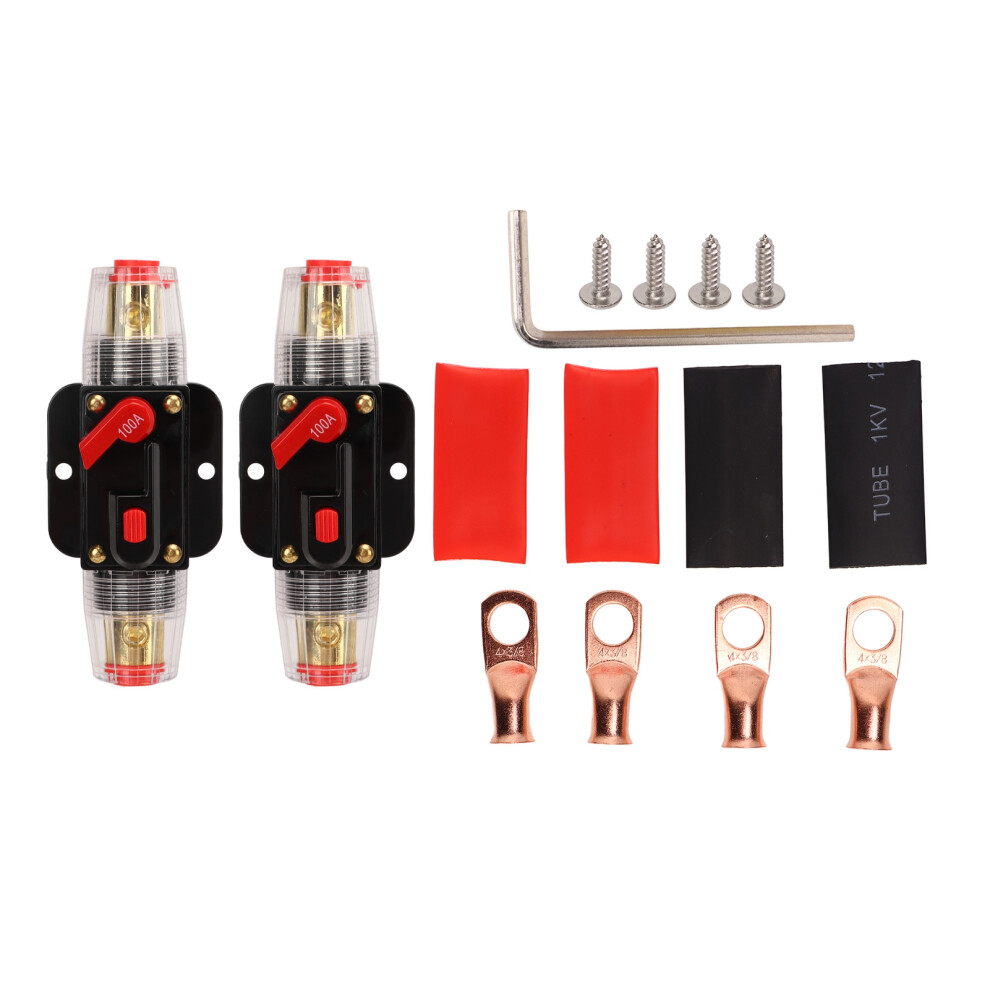 12Â24V Inline Circuit Breaker With Manual Reset 9121376114397