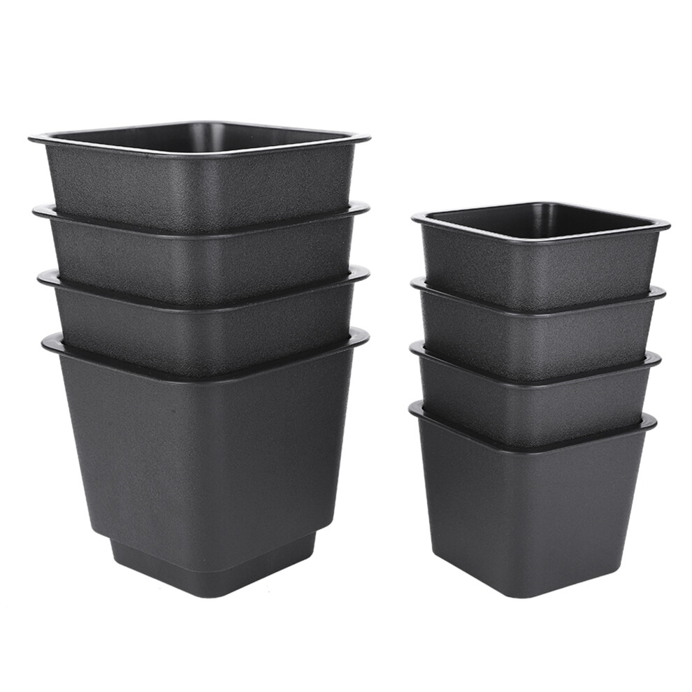 8Pcs Sofa Legs Black Matte Non Slip Pp Plastic 9121376114885
