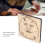 Leather Cutting Die Set 23x23x2.3cm Wooden Base 6