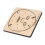 Leather Cutting Die Set 23x23x2.3cm Wooden Base 12