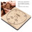 Leather Cutting Die Set 23x23x2.3cm Wooden Base 4