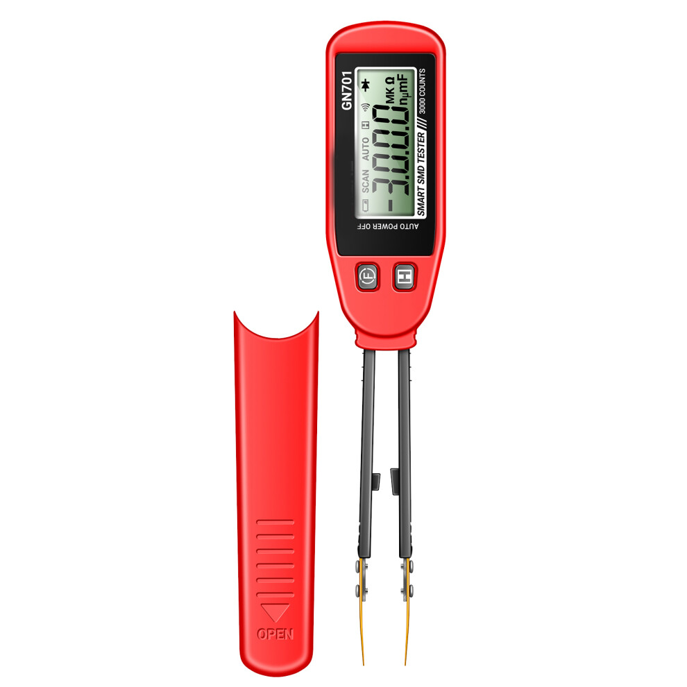 Gn701 Smd Capacitor Tester 3000 Counts Lcd Resistance Capacitance Diode Tester 9391331831199
