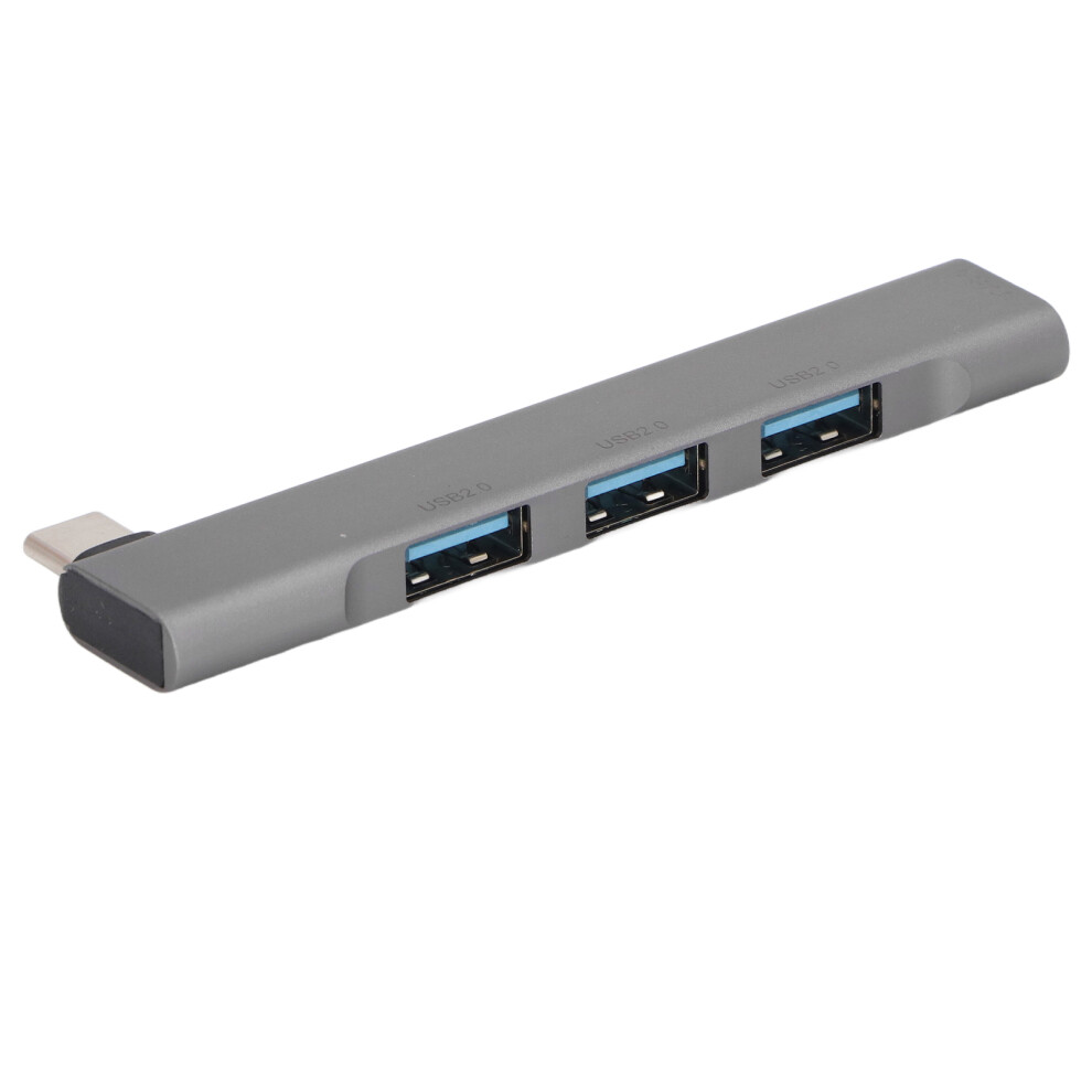 Type C Hub 4 Ports Usb 3.0/2.0 Aluminium Alloy Dock Gray 5081331832701