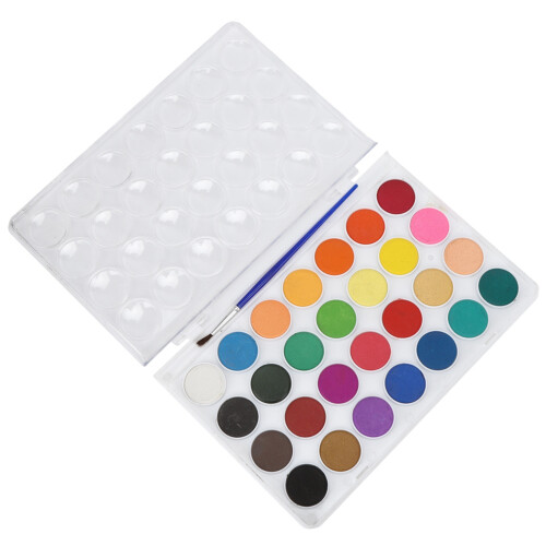 28 Colors Solid Pigment Paints Portable Art 2