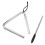 Rhythmic Education Triangle Instrument 4" Stainless Steel Rust-Resistant 12
