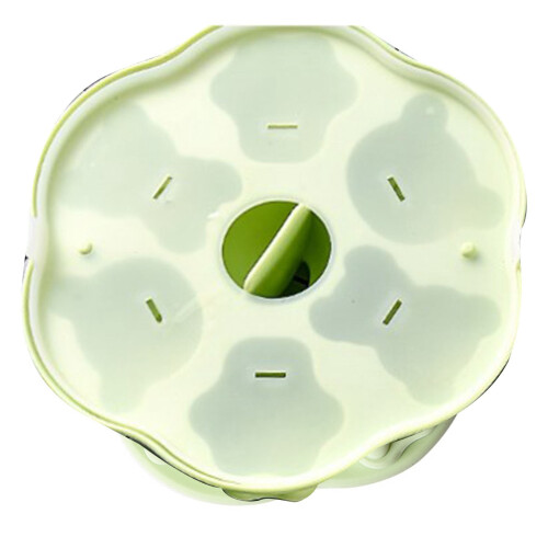 Silikon-Babynahrungsform – Grüne Bärenform, 155x155x30 mm 1