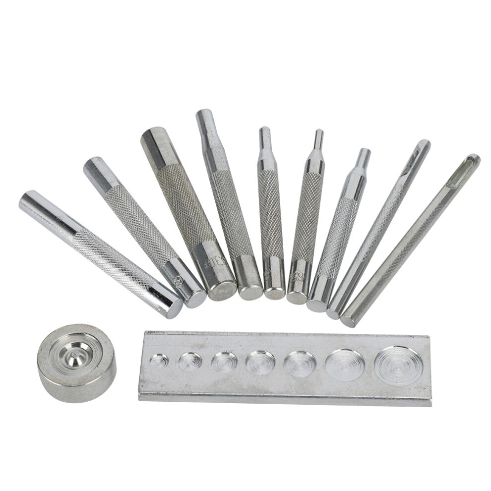 Punch Snap Kit Metal Handle Snap Fastener Rivet 9121376116803