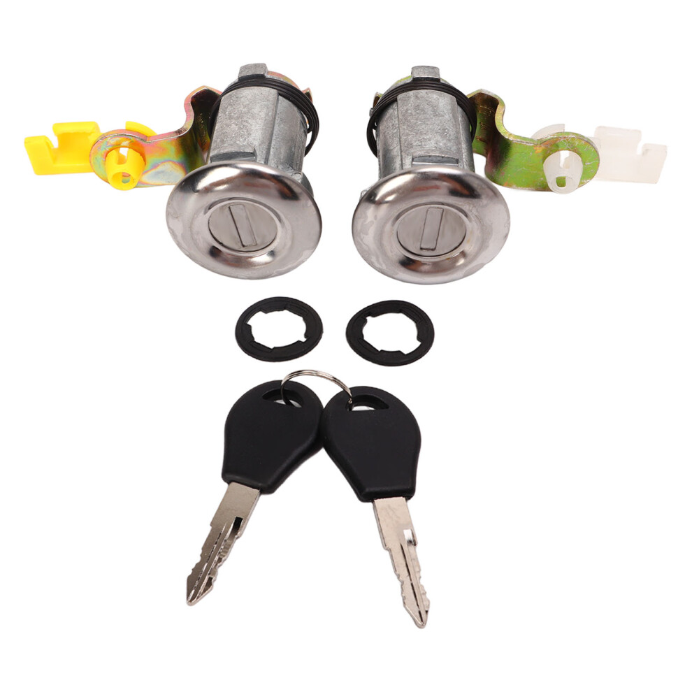 Door Lock Cyclinders With Keys Driver Passenger 9121376117749
