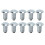 100 Pcs Bike Universal Tire Studs Skidproof High 10