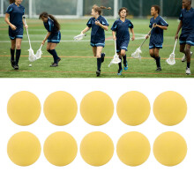 10 PCS PVC Lacrosse Ball Set - Lightweight Elastic Excellent Grip