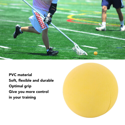10 PCS PVC Lacrosse Ball Set - Lightweight Elastic Excellent Grip 2