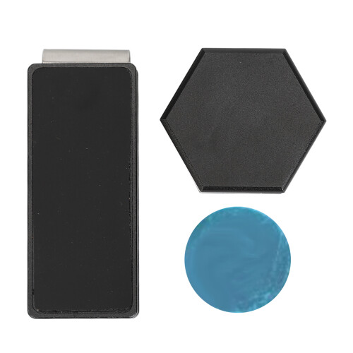 Aluminium Billardkreidehalter mit Clip Magnet, Kompakt 85g 1