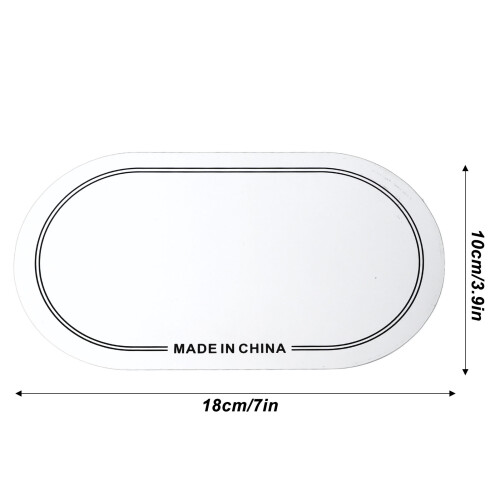 White PET Drum Head Protector 2PCS for Long-Lasting Clear Sound 1