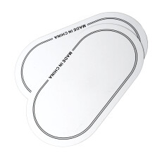 White PET Drum Head Protector 2PCS for Long-Lasting Clear Sound