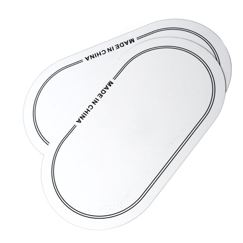White PET Drum Head Protector 2PCS for Long-Lasting Clear Sound