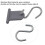 8pcs RV Awning Hooks Stainless Steel Light Hangers, Space Saving 1