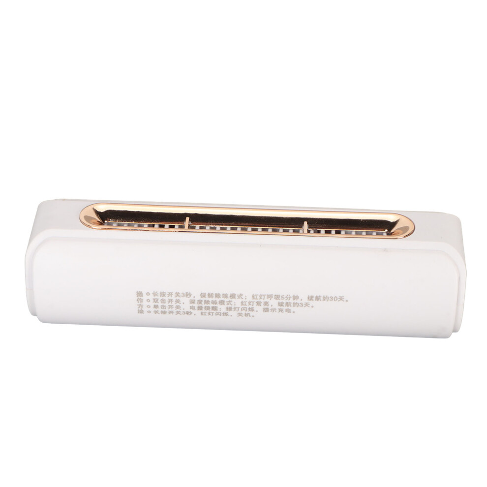 Refrigerator Deodorizer Dual Mode USB Rechargeable White 125x33mm-image-OPC-PJB6SVV-NEW
