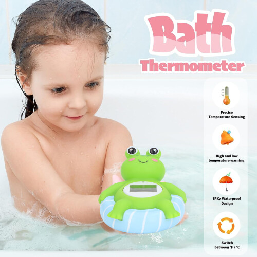 Baby Bath Thermometer Floating Toy – 8.5x10cm, Silicone & Electronic Sensor 2