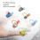 6Pcs Silicone Straw Caps Eco Friendly Reusable Dustproof Universal Tip Covers 5