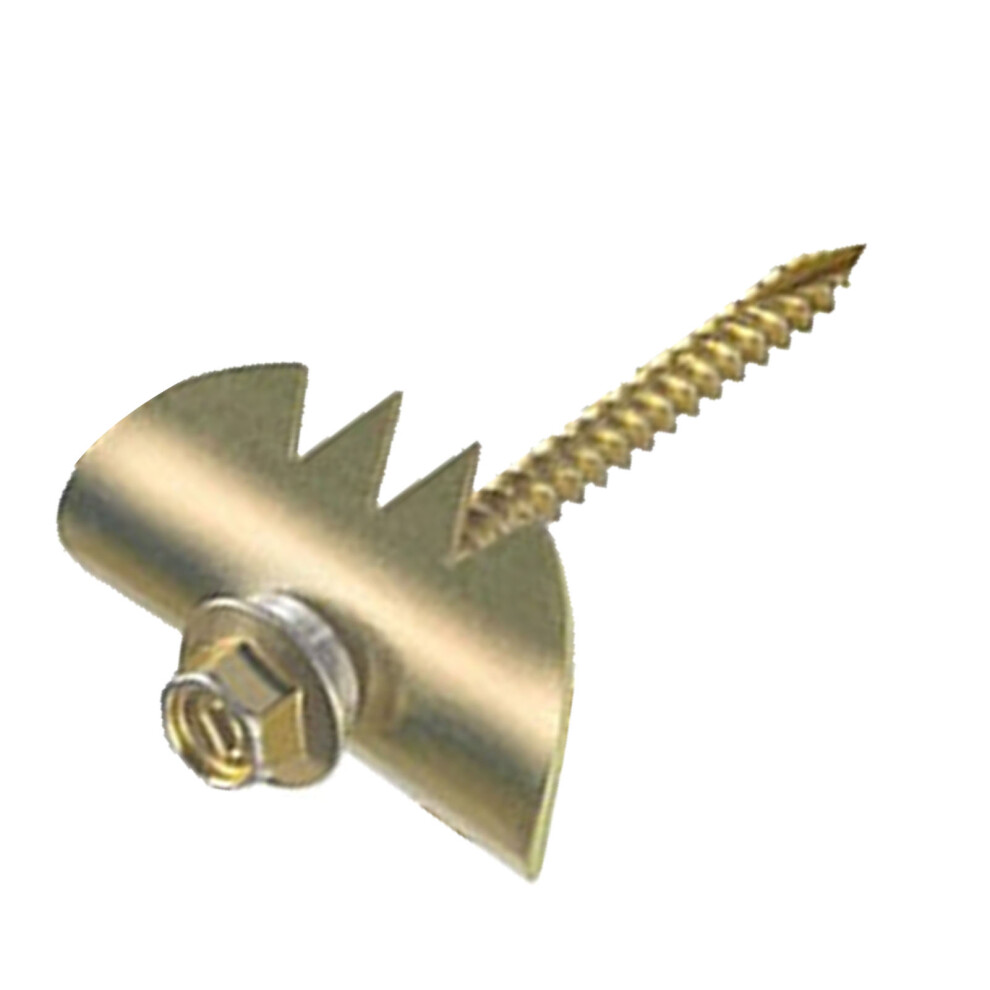 50Pcs Galvanized Fence Fastener Nails With Rubber Washer 2 Inch Size 8731331859488
