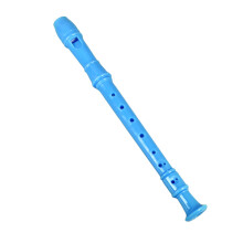 Blue ABS Soprano Recorder 8-Hole Descant Flute for Kids & Students