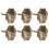 20Pcs Sofa Bubble Nail Vintage Thicken 4-Leaf 7