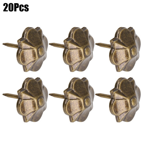 20Pcs Sofa Bubble Nail Vintage Thicken 4-Leaf 1