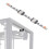 MGN7C SS Linear Guide Rail 200mm/7.87in, 2 Sliders 1