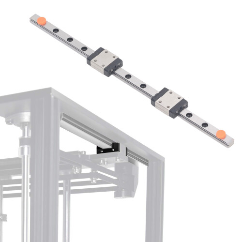 MGN7C SS Linear Guide Rail 200mm/7.87in, 2 Sliders