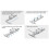MGN7C SS Linear Guide Rail 200mm/7.87in, 2 Sliders 9