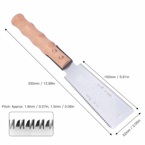 SK5 Pull Saw, 330mm, 150mm Blade, Wooden Handle 1