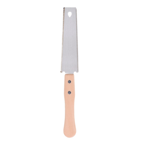 Precision Small Hand Saw 14/17 TPI Dual Edge Pull Handle Garden Trim Tool 2