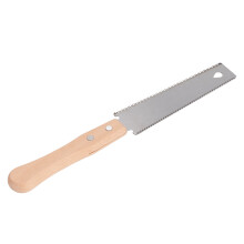 Precision Small Hand Saw 14/17 TPI Dual Edge Pull Handle Garden Trim Tool