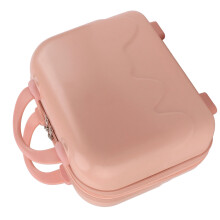 14in Small Pink ABS Travel Luggage Hard Shell Carry On 15cm Capacity